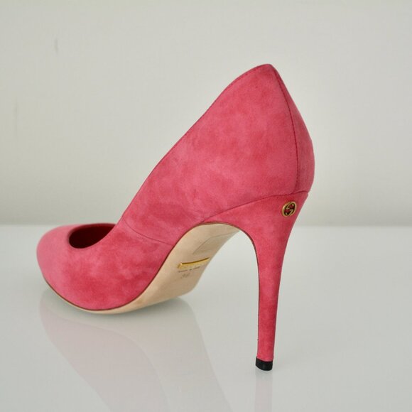NIB GUCCI SUEDE LEATHER PUMPS - Picture 5 of 9